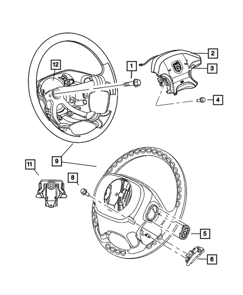 Steering Wheel for 2007 Dodge Ram 3500 #1