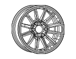 68564000AC - Tire &amp; Wheel: Wheel for Mopar Image