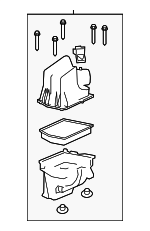 68301836AA - : Air Cleaner Body for Jeep: Cherokee Image