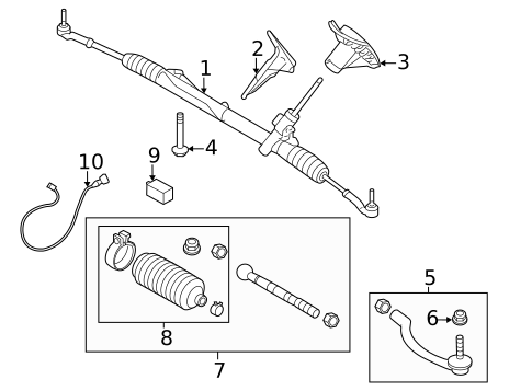 Steering Gear & Linkage for 2015 Volvo V60 #0