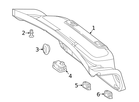 Interior Trim - Trunk for 2021 Mercedes-Benz S63 AMG #1