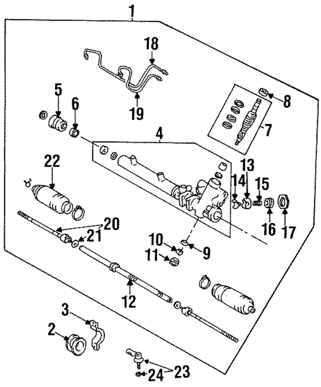 4552310080 - : Rack Guide for Toyota Image