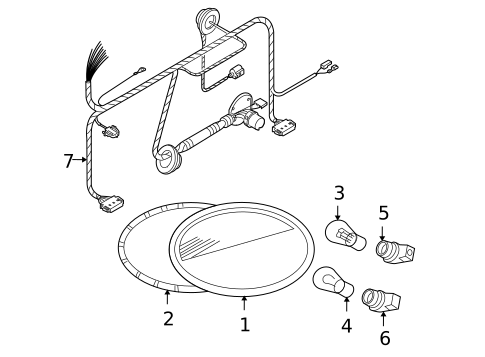 Bulbs - Chassis for 1999 Volkswagen Beetle #2