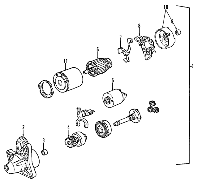 SAE804 - Electrical: Starter for Ford: Probe Image