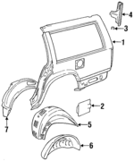 1985-1998 Volvo - Fuel Door Spring