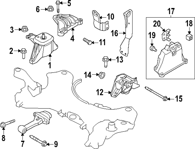 223422M802 - : Rear Hanger for Hyundai Image