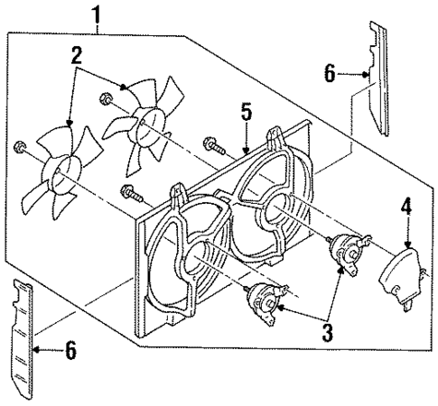 Cooling Fan for 1996 INFINITI I30 #0