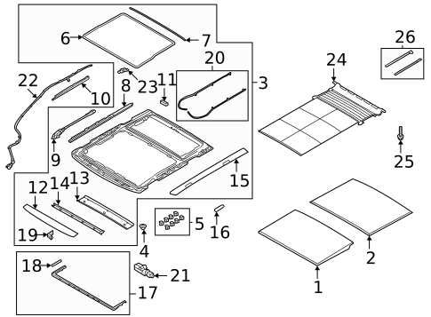 Sunroof for 2022 Land Rover Range Rover #1