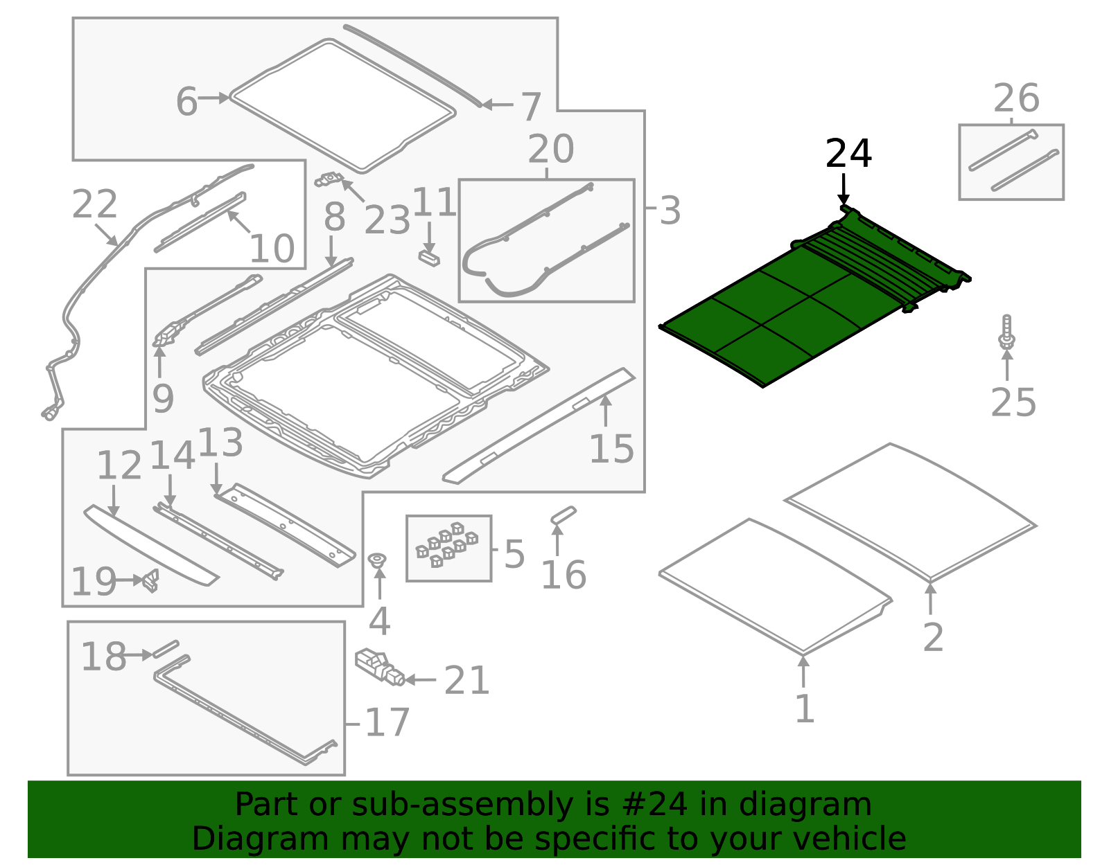 【Rさま】ご確認用 Genuine OEM Sunroof Cover Part# LR179422 Fits 2022-2023 Land Rover
