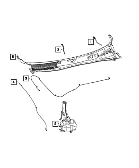 Wiper and Washer System for 2023 Dodge Challenger #3