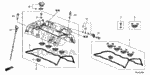 90007679000 - Engine: BOLT A, TIMING BELT COVER for Honda Image