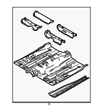 K2GZ5811135E - Body: Front Floor Pan for Ford Image