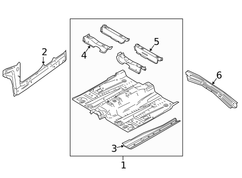 Floor for 2021 Ford Edge #0