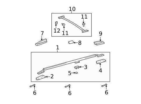 Luggage Carrier for 2005 Toyota Land Cruiser #0