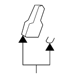 81236SLNA01ZA - Body: Release Lever for Honda: Fit Image