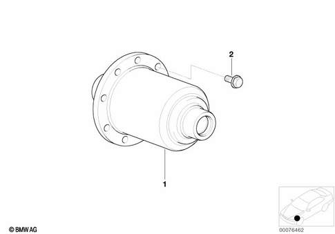 Limited Slip Differential Assembly for 1996 BMW 325is #0