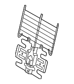 5N0881880H - Body: Lumbar Support for Volkswagen: CC, Golf Alltrack, Golf SportWagen, GTI, Tiguan, Tiguan Limited, Touareg Image