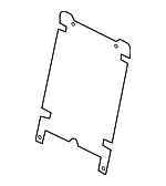 3AA881989 - Body: Seat Back Panel for Volkswagen: CC Image