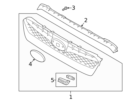 Grille & Components for 2015 Subaru WRX STI #0