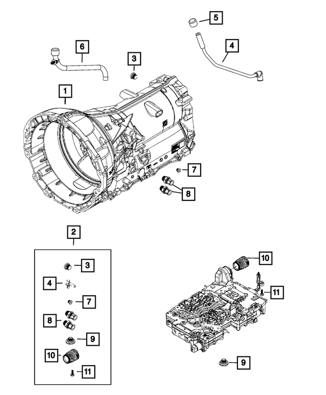 68145443AB - Transmission: Plug for Mopar Image