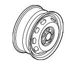 5K0601027A03C - Suspension: Wheel, Steel for Volkswagen Image