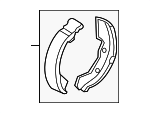 MN161157 - Brakes: Brake Shoes for Mitsubishi: Lancer, Outlander Image