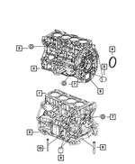 5183905AF - 2.0L Gas; Engine: Short Block Engine for Dodge: Caliber | Jeep: Compass, Patriot Image