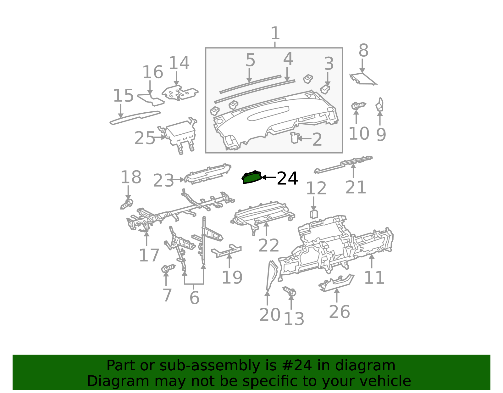 2010-2015 Toyota Spacer 55418-47020 | Toyota Parts Center
