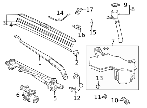 Wipers for 2024 Toyota Sienna #0