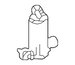 9006832002 - Body: Washer Pump Bushing for Scion: xA, xB | Toyota: 4Runner, Avalon, bZ4X, C-HR, Camry, Celica, Corolla, Corolla Cross, Crown, Crown Signia, Echo, GR Corolla, Grand Highlander, Highlander, Land Cruiser, Matrix, Mirai, MR2, MR2 Spyder, Paseo, Prius, Prius AWD-e, Prius Plug-In, Prius Prime, Prius V, RAV4, RAV4 Prime, Sequoia, Sienna, Solara, Supra, Tacoma, Tercel, Tundra, Venza Image