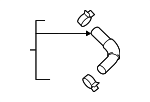 14088AA070 - Cooling System: By-Pass Hose for Subaru: Crosstrek, Forester, Impreza, Legacy, Outback Image