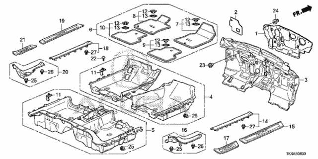 Floor Mat for 2014 Acura TL #0
