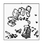 7110007250A2 - Body: Seat Assembly for Toyota: Avalon Image