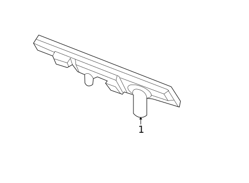 High Mounted Stop Lamp for 2014 Acura RLX #0