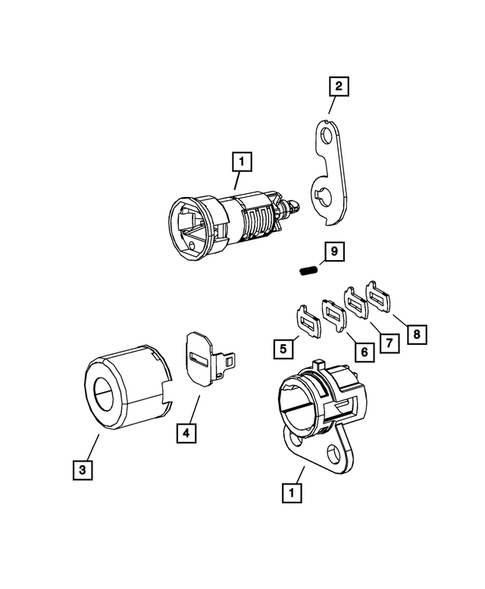 Front Door for 2009 Chrysler Aspen #2