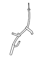 11437531258 - Engine: Guide Tube for BMW: 323i, 325i, 325xi, 328i, 330i, 330xi, 525i, 528i, 530i, Z4 Image