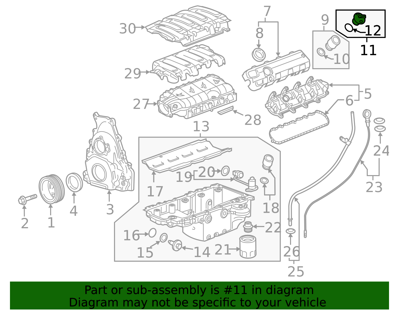 2016-2026 GM Engine Oil Filler Cap 12669792 | TascaParts.com