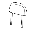 3L2Z78611A08RAC - Body: Headrest for FORD Image