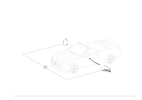 Mirror for 2018 Mercedes-Benz E400 #0