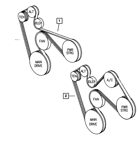 Drive Belts for 2007 Dodge Dakota #0