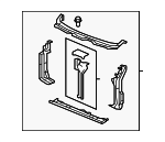 60400SLNA00ZZ - Body: Radiator Support for Honda: Fit Image