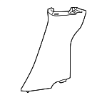 98755521502A10 - Body: Lower Quarter Trim for Porsche: Cayman Image