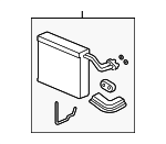 80211SDAA01 - HVAC: Evaporator Core for Honda: Accord Image