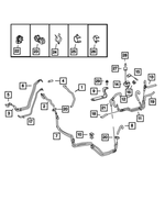68071036AA - Air Conditioners and Heaters: Heater Supply Hose for Mopar Image