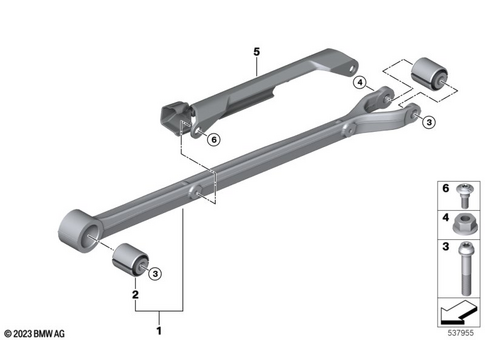 Rear Trailing Arm for 2025 BMW-Motorrad R 1300 R #0
