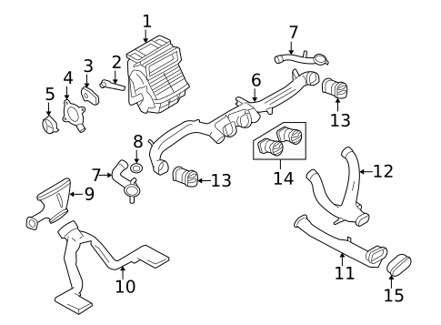 Ducts for 2006 Ford Freestyle #0