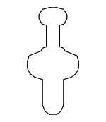 51111908077 - Body: Spoiler Rivet for Mini Image