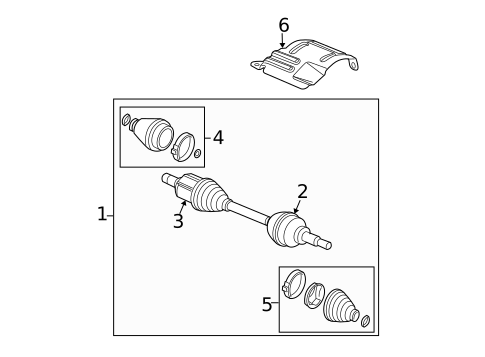 Drive Axles for 2007 Chevrolet HHR #0