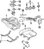 XS4Z9002CA - Fuel System: Fuel Tank for Ford Image