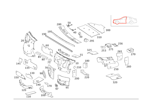 Damping in Passenger Compartment for 2013 Mercedes-Benz C 250 #0